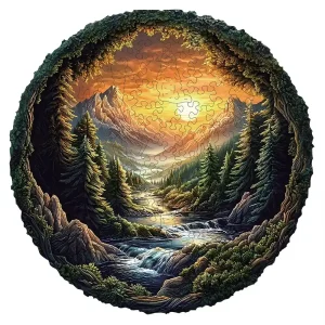 Mountain Streams Wooden Jigsaw Puzzle