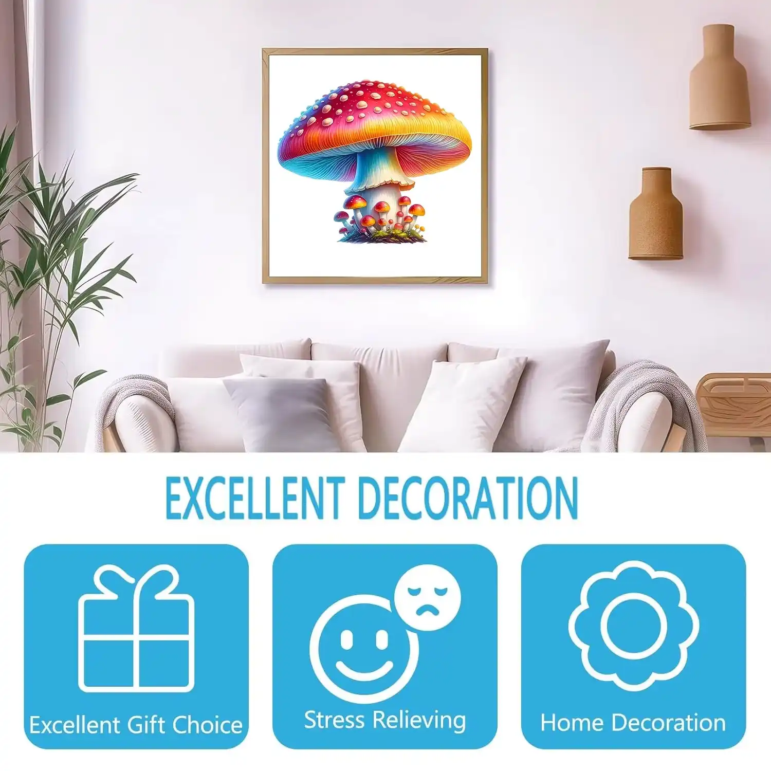 Mushroom Shape Wooden Jigsaw Puzzle - Image 5