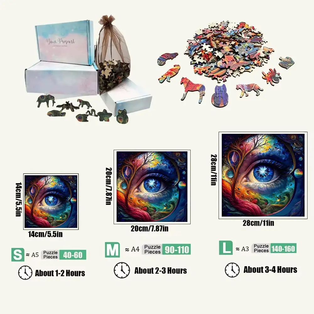 Mysterious View Wooden Jigsaw Puzzle - Image 2