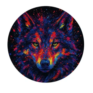 Mysterious Wolf Wooden Jigsaw Puzzle