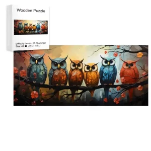Owl Family Wooden Jigsaw Puzzle