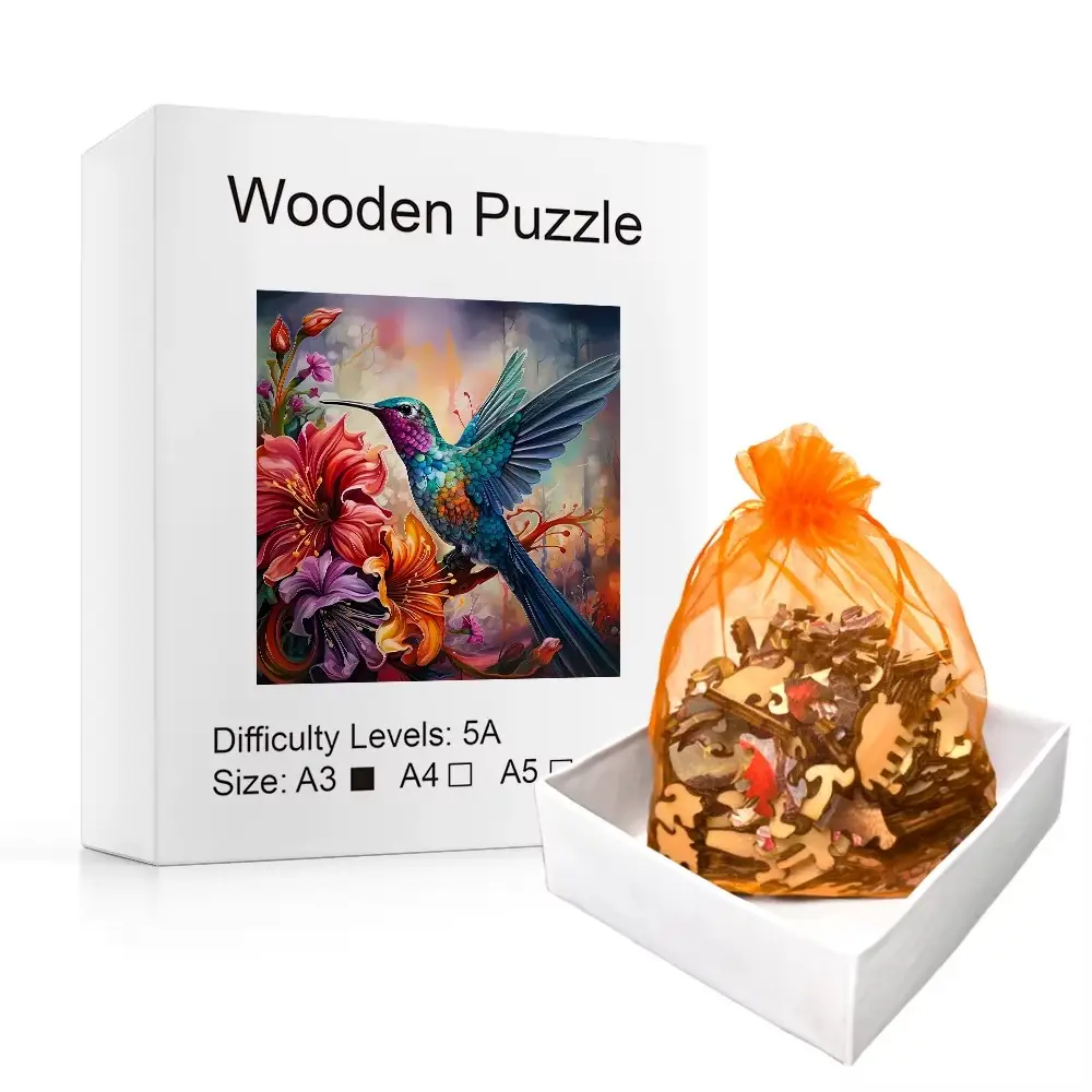 Peak Bird Wooden Jigsaw Puzzle - Image 2