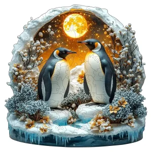 Penguin Family Wooden Jigsaw Puzzle