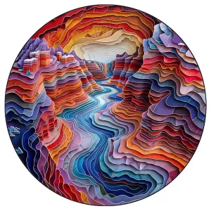 Rainbow Canyon Wooden Jigsaw Puzzle