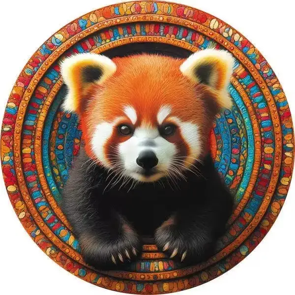 Red Panda Wooden Jigsaw Puzzle
