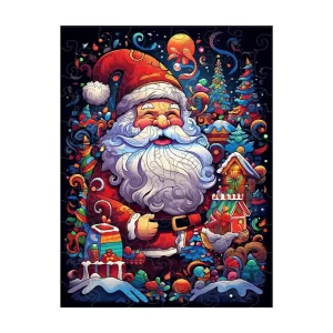 Santa Claus Wooden Jigsaw Puzzle