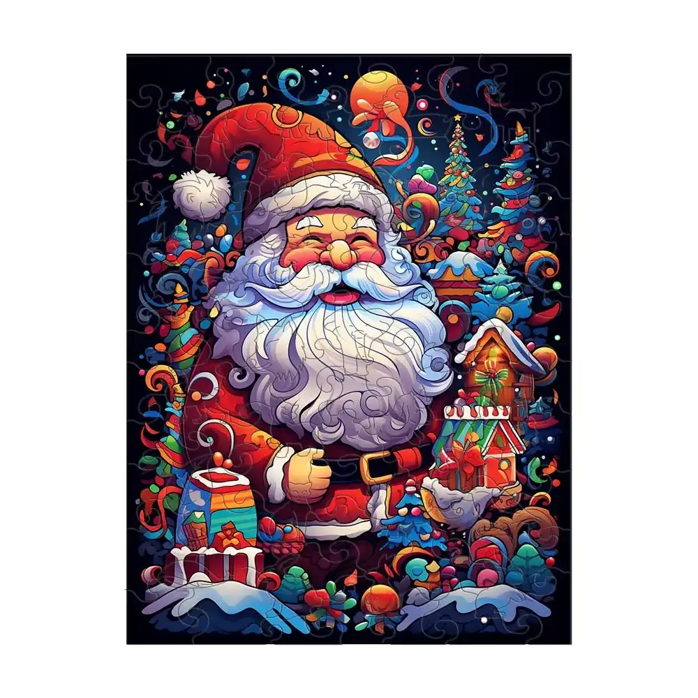 Santa Claus Wooden Jigsaw Puzzle