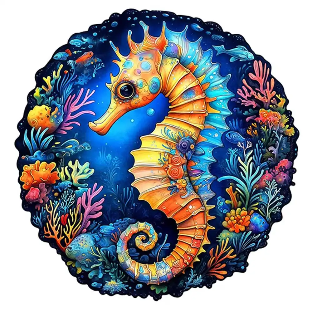 Seahorse Wooden Jigsaw Puzzle