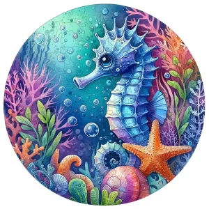Seahorse Wooden Jigsaw Puzzle