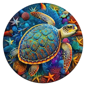 Sea Turtle Wooden Jigsaw Puzzle