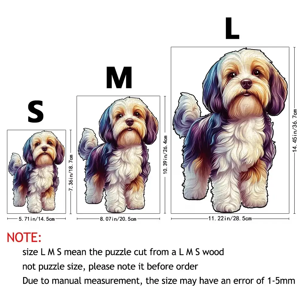 Shih Tzu Dog Wooden Jigsaw Puzzle - Image 6