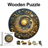Sunflowers Mandala Wooden Jigsaw Puzzle