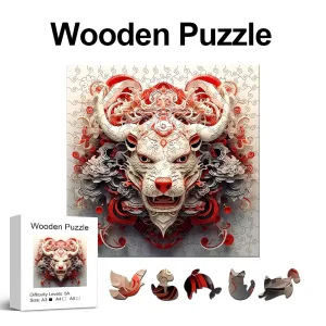 The Year of the Dragon Wooden Jigsaw Puzzle