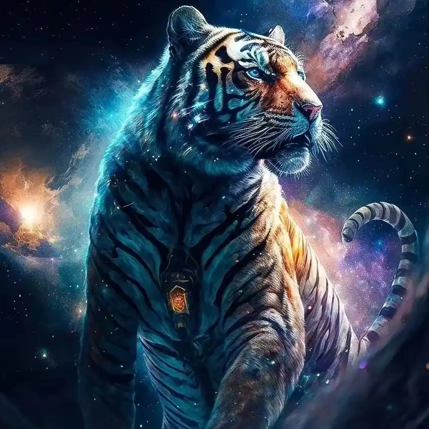 Tiger At Dawn Wooden Jigsaw Puzzle