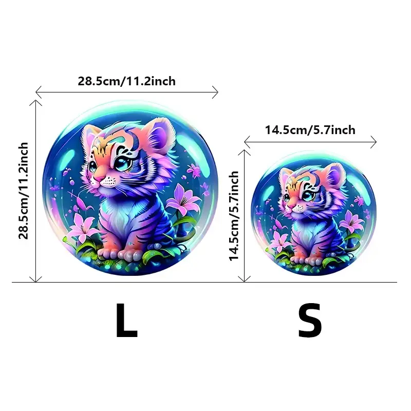 Tiger In Bubble Wooden Jigsaw Puzzle - Image 6