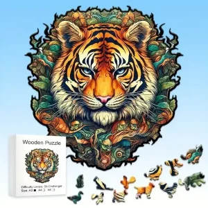 Tiger Wooden Jigsaw Puzzle