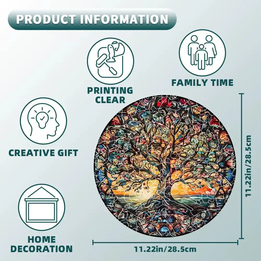 Tree Of Life Premium Wooden Jigsaw Puzzle - Image 5
