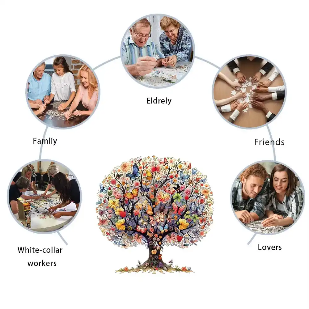 Tree of Life Wooden Jigsaw Puzzle - Image 6
