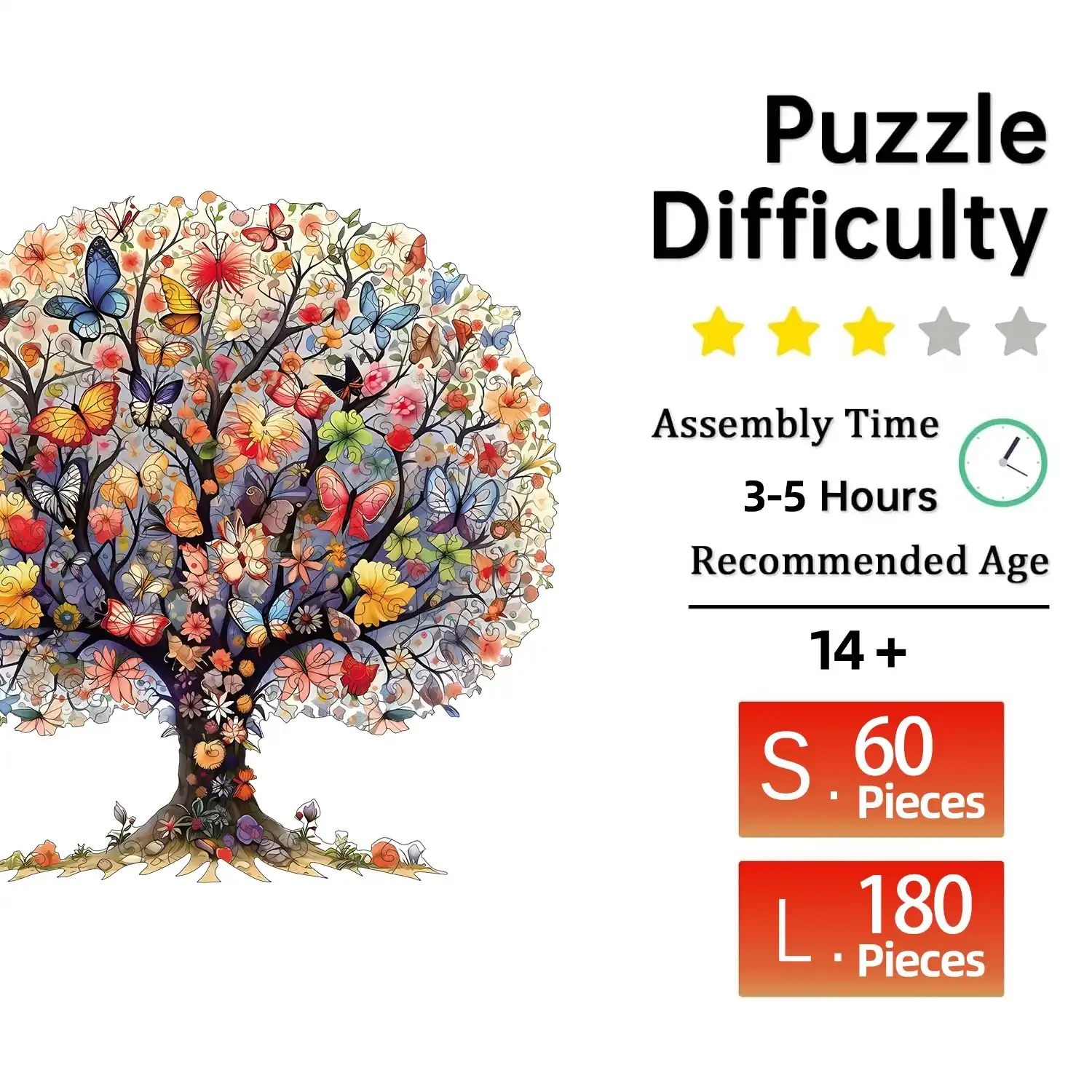 Tree of Life Wooden Jigsaw Puzzle - Image 2