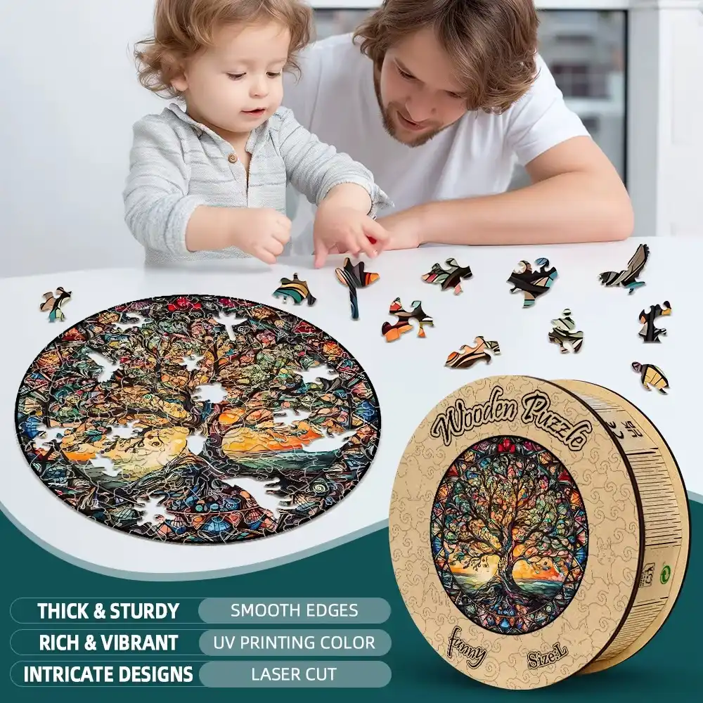 Tree Of Life Premium Wooden Jigsaw Puzzle - Image 2