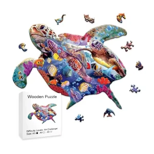 Turtle Wooden Jigsaw Puzzle