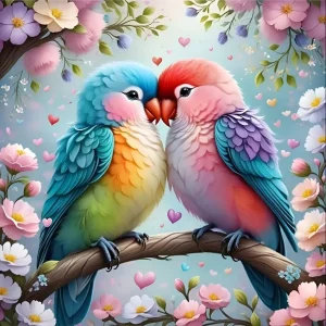 Two Birds Wooden Jigsaw Puzzle