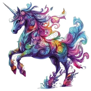 Unicorn Wooden Jigsaw Puzzle