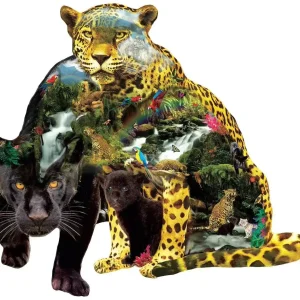Africas Animals Wooden Jigsaw Puzzle