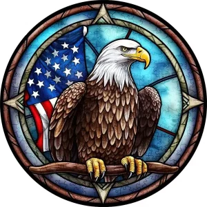 American Eagle Wooden Jigsaw Puzzle
