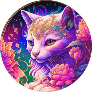 Beautiful Cat Wooden Jigsaw Puzzle