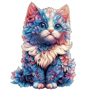 Beautiful Kitten Wooden Jigsaw Puzzle
