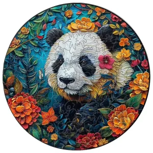 Beautiful Panda Wooden Jigsaw Puzzle