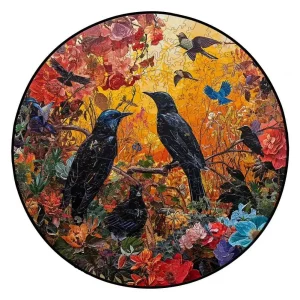Birds Wooden Jigsaw Puzzle