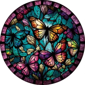 Butterfly Themed Wooden Jigsaw Puzzle