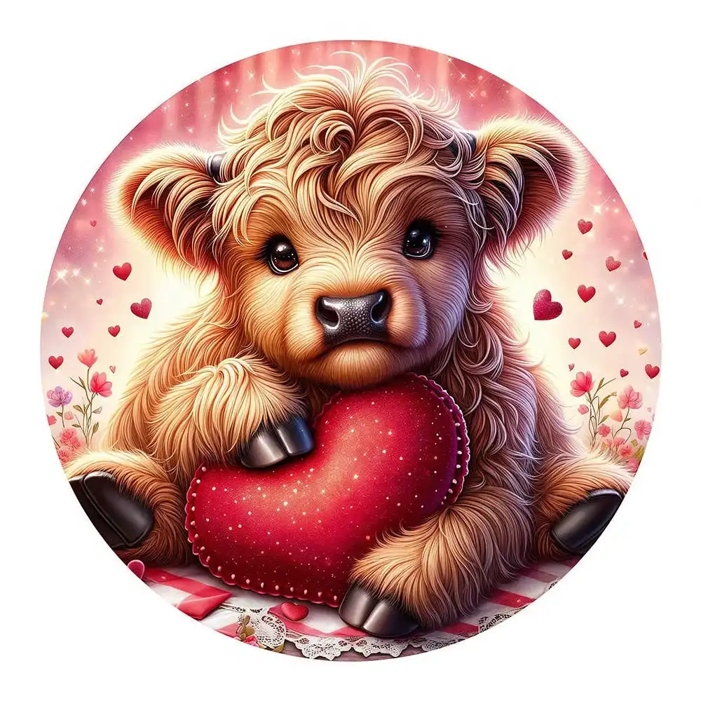 Calf And Love Wooden Jigsaw Puzzle