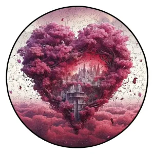 Castle In The Heart Cloud Wooden Jigsaw Puzzle
