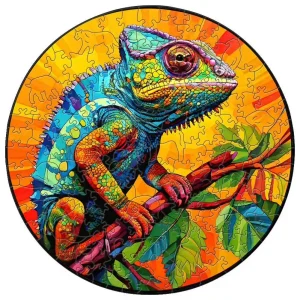 Chameleon Wooden Jigsaw Puzzle