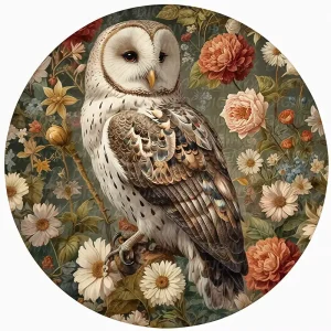 Charming Owl Wooden Jigsaw Puzzle