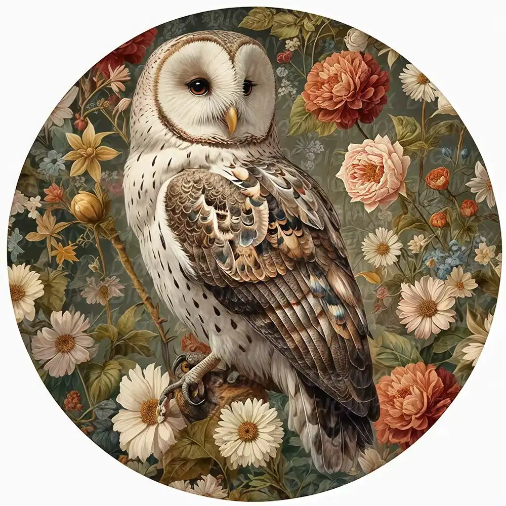 Charming Owl Wooden Jigsaw Puzzle