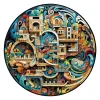 City Madness Wooden Jigsaw Puzzle
