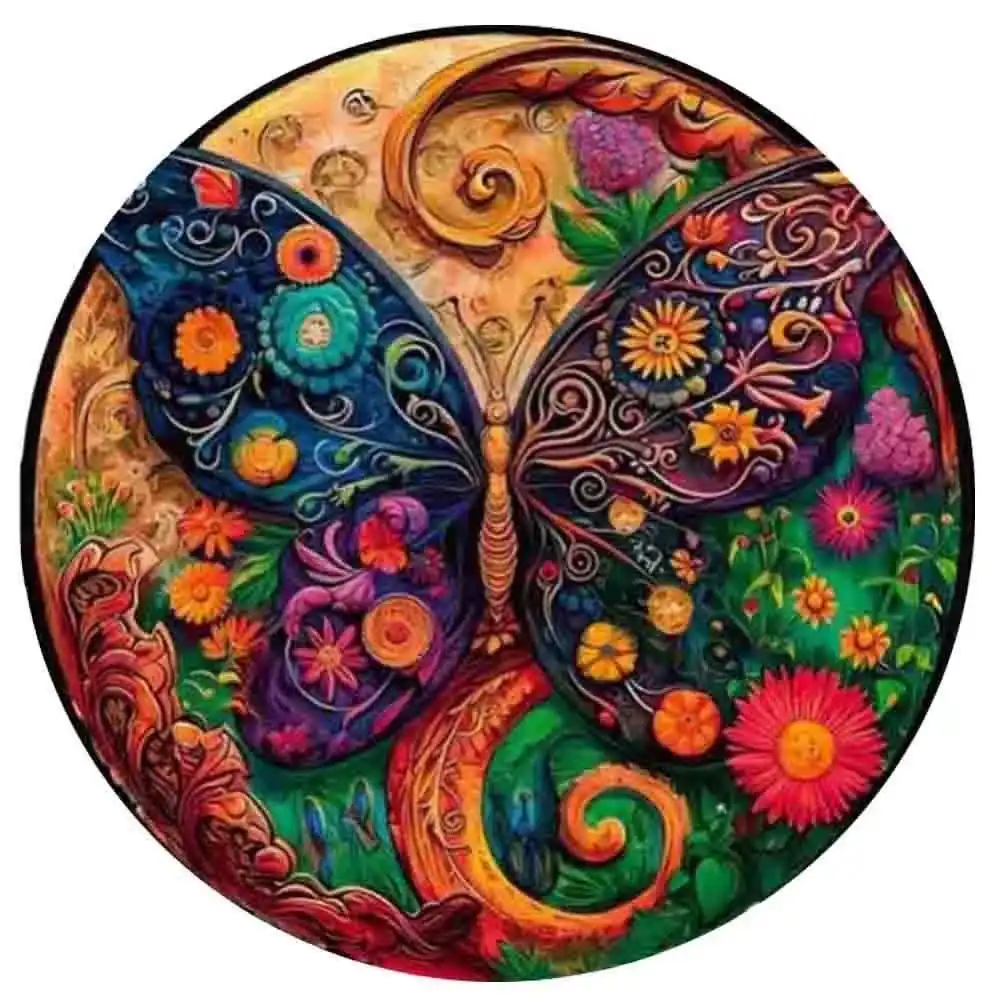 Colorful Butterfly Wooden Jigsaw Puzzle