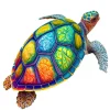 Colorful Turtle-Shaped Wooden Jigsaw Puzzle