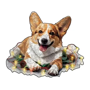 Corgi Wooden Jigsaw Puzzle