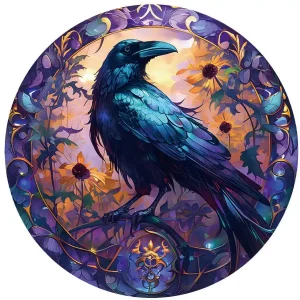 Crow Wooden Jigsaw Puzzle