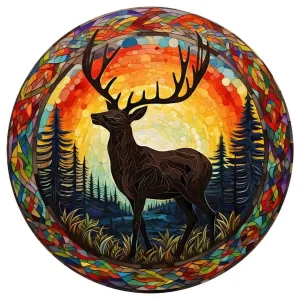 Deer Wooden Jigsaw Puzzle