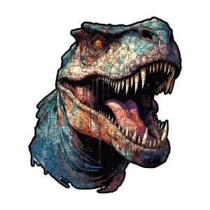 Dinosaur-Shape Wooden Jigsaw Puzzle