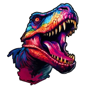 Dinosaur-Shape Wooden Jigsaw Puzzle