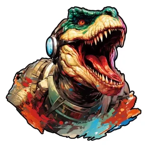 Dinosaur Themed Wooden Jigsaw Puzzle