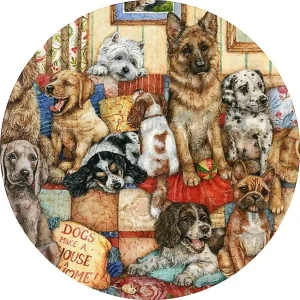 Dogs Have A House Wooden Jigsaw Puzzle