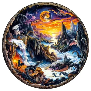Dragon Fantasy Wooden Jigsaw Puzzle